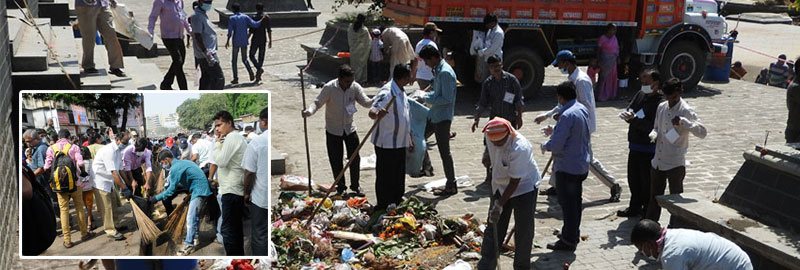 Cleanliness - Utilizing Manpower for clean environment...